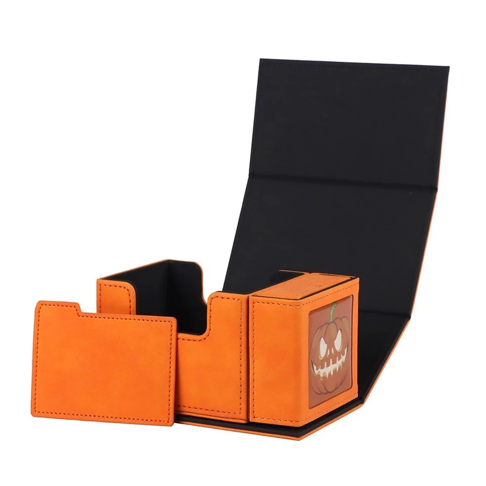 Leather Deck Playing Card Storage Caes